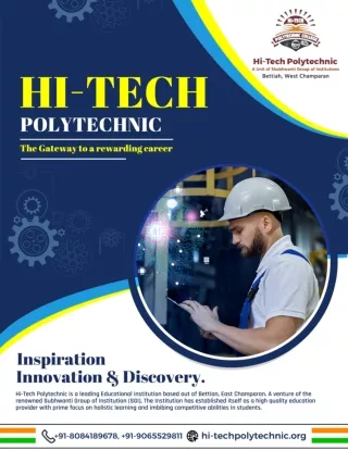 Top Private Polytechnic Colleges in Bihar | Hi-Tech Polytechnic College