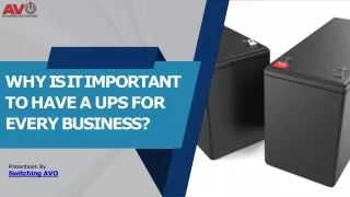 Why Is It Important To Have A UPS For Every Business?