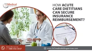 How Can Acute Care Dietitians Secure Insurance Reimbursement