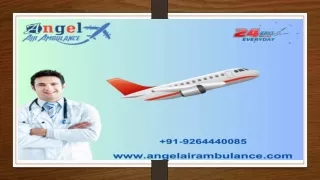 Choose the Best Air Ambulance in Ranchi with an Advanced ICU Setup