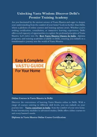 unlocking vastu wisdom discover delhi s premier