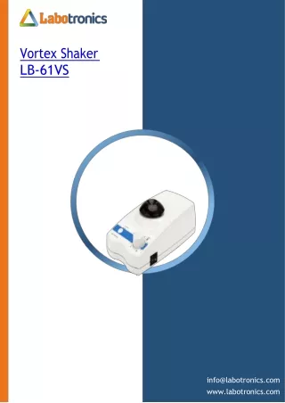 vortex shaker lb 61vs