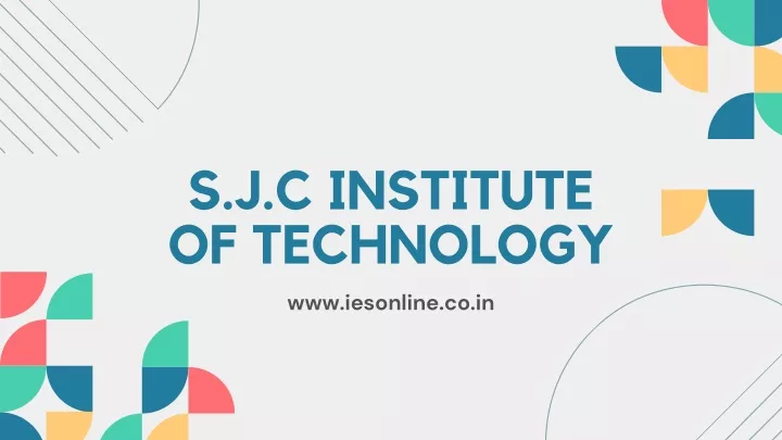 s j c institute of technology