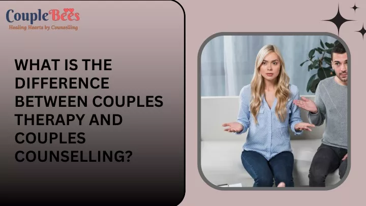 what is the difference between couples therapy