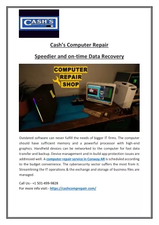 Best Computer Repair Service in Conway AR