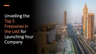 Unveiling the Top 5 Freezones in the UAE for Launching Your Company