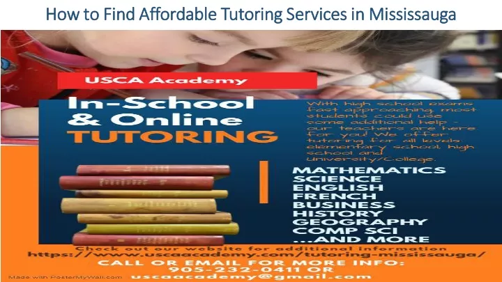 how to find affordable tutoring services