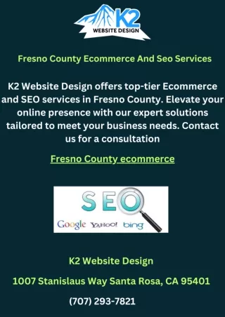 Fresno County Ecommerce And Seo Services