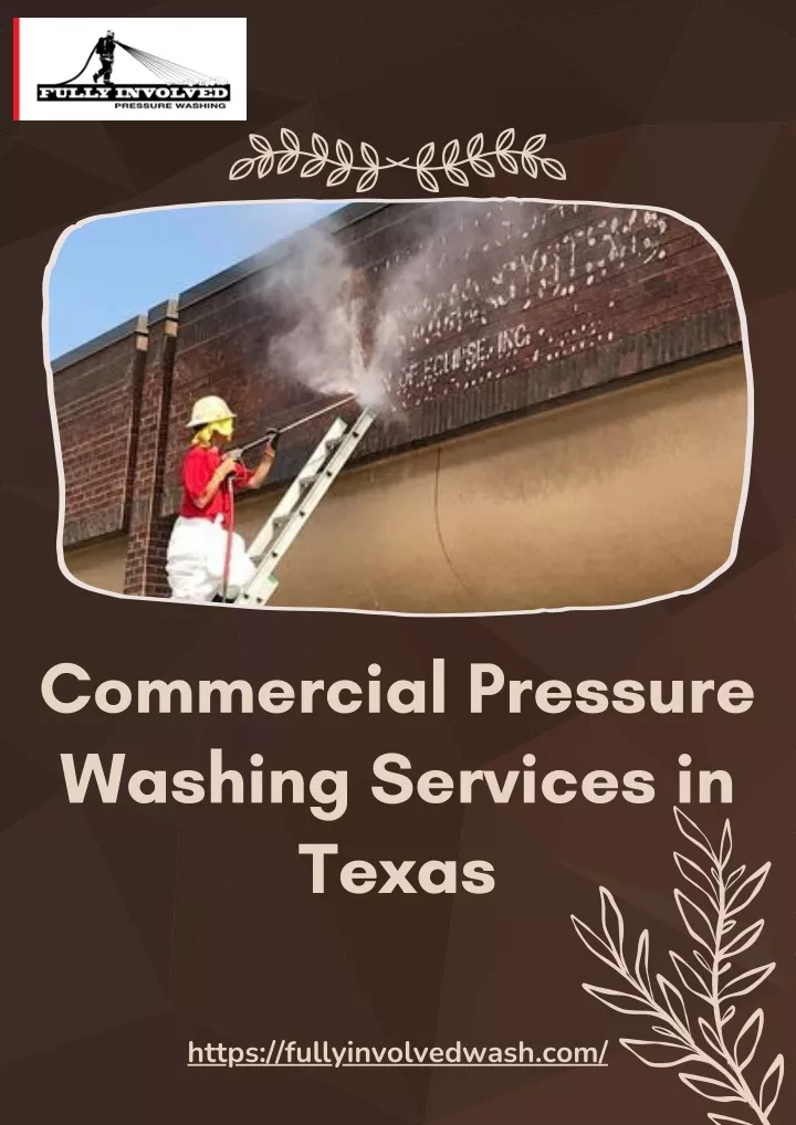 commercial pressure washing services in texas