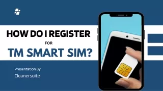 How to get sim card registration tm link form?