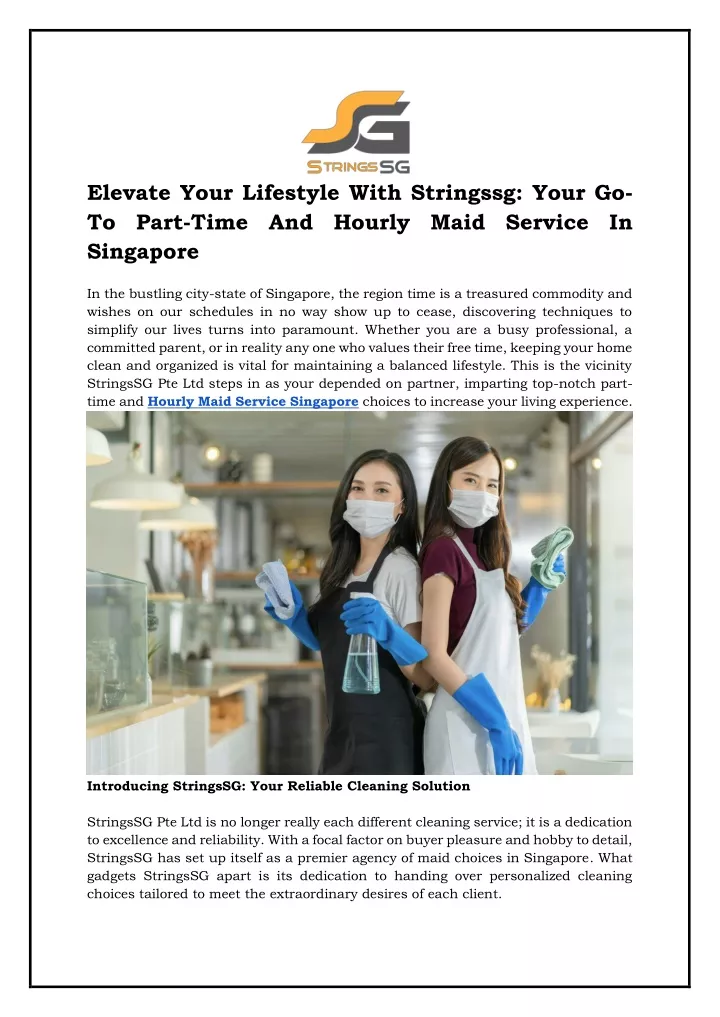 elevate your lifestyle with stringssg your