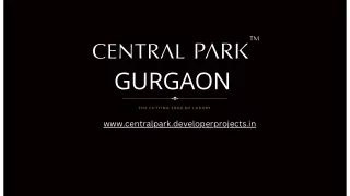 Central Park Gurgaon E-Brochure