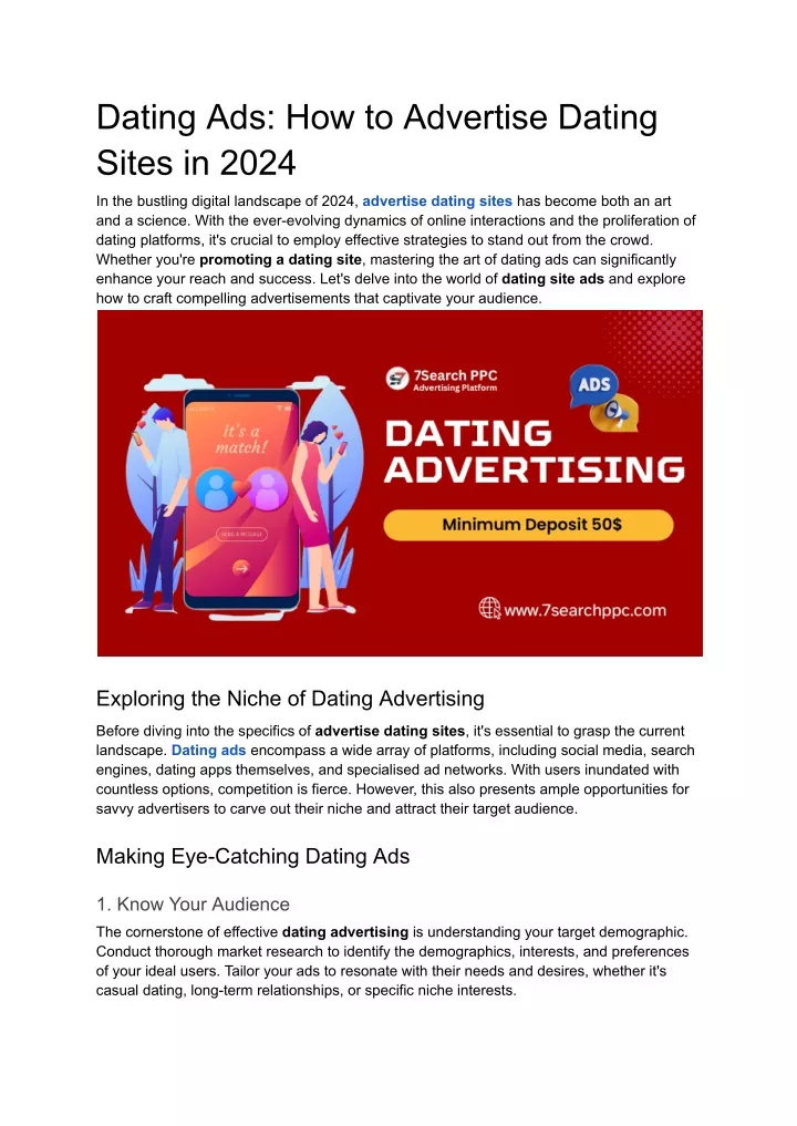 dating ads how to advertise dating sites in 2024