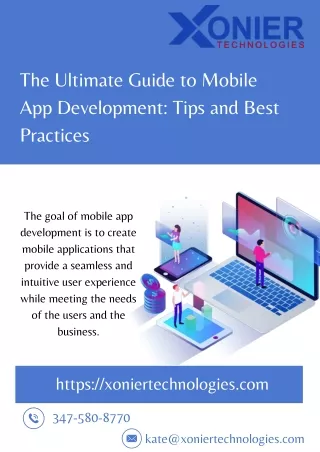 The Ultimate Guide to Mobile App Development: Tips and Best Practices