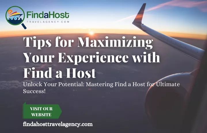 unlock your potential mastering find a host