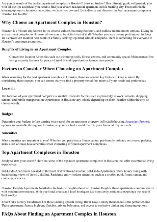 are you in search of the perfect apartment