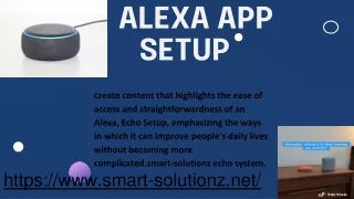 Alexa App Setup|Smart-Solutionz| Echo Setup