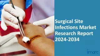 Surgical Site Infections Market 2024-2034