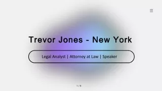Trevor Jones - New York - An Adaptive Genius