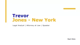 Trevor Jones - New York - An Influential Leader