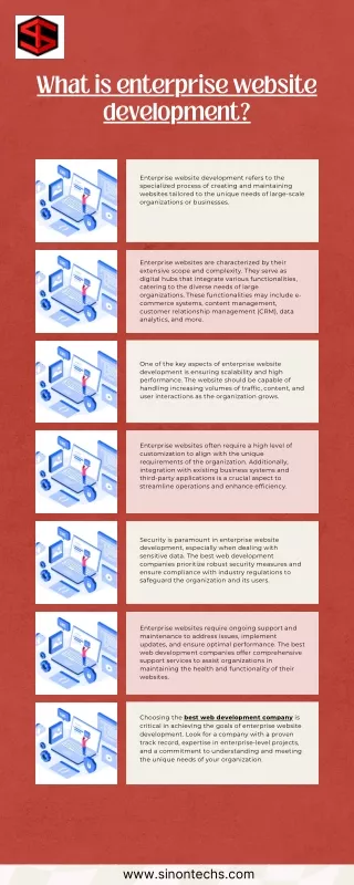 what is enterprise website development
