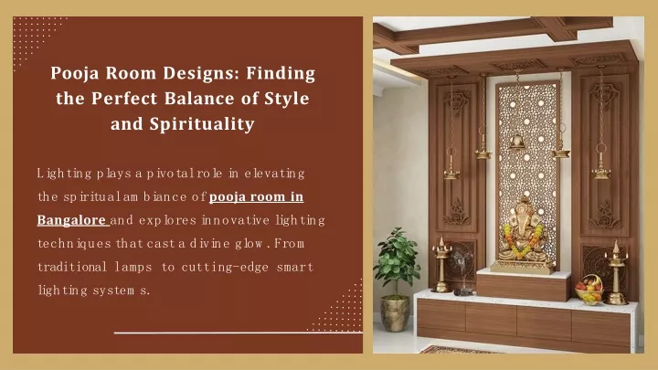 pooja room designs finding the perfect balance of style and spirituality