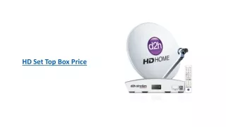 HD Set Top Box Prices and Features Compared