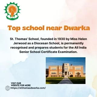 Top school near Dwarka