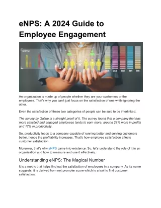 eNPS_ A 2024 Guide to Employee Engagement