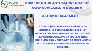 Homeopathic Asthma Treatment Now Available in Dwarka
