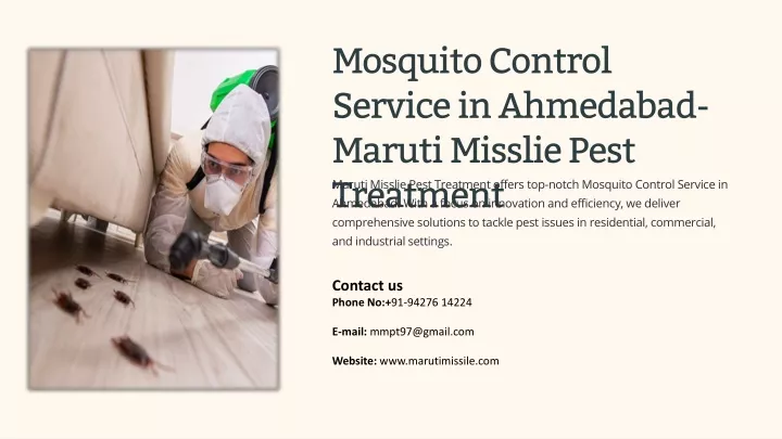 mosquito control service in ahmedabad maruti