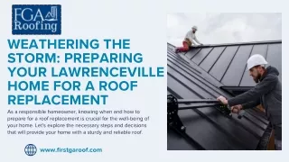 Weathering the Storm Preparing Your Lawrenceville Home for a Roof Replacement