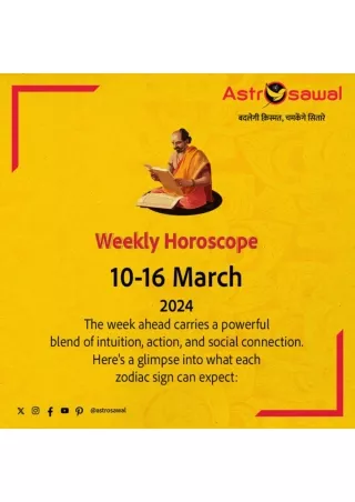 10th March Horoscope