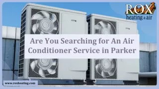Are You Searching for An Air Conditioner Service in Parker
