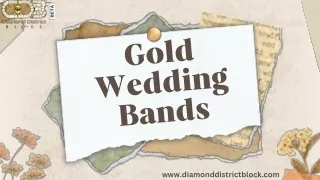Gold Wedding Bands