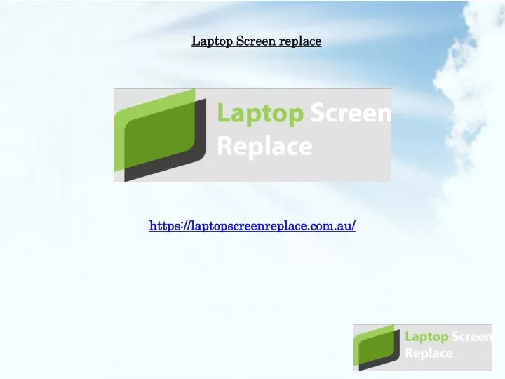 laptop screen replace