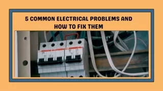 5 Common Electrical Problems and How to Fix Them Astron Electric