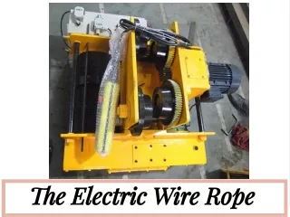 The Electric Wire Rope