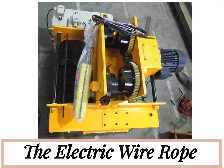 e electric wire rope