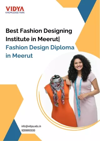 Best Fashion Designing Institute in Meerut Fashion Design Diploma in Meerut