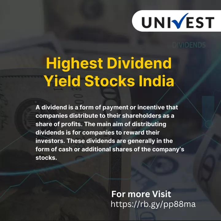 highest dividend yield stocks india