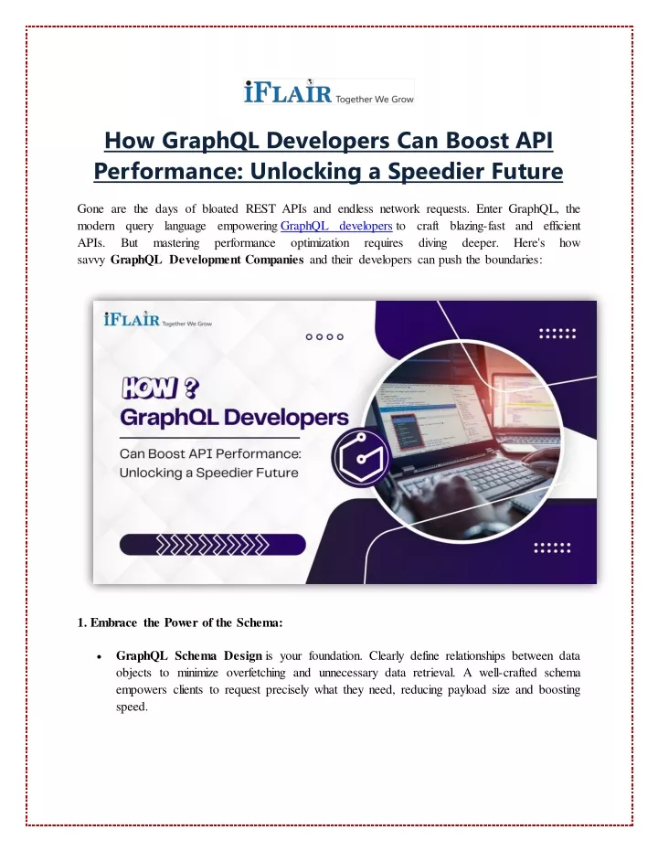how graphql developers can boost api performance