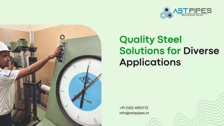 quality steel solutions for diverse applications