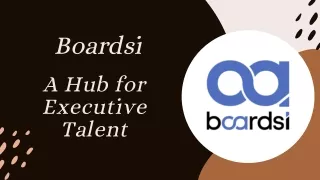 Boardsi - A Hub for Executive Talent