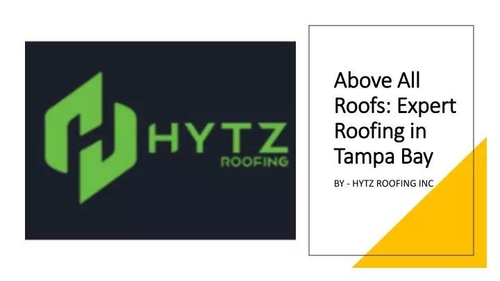 above all roofs expert roofing in tampa bay