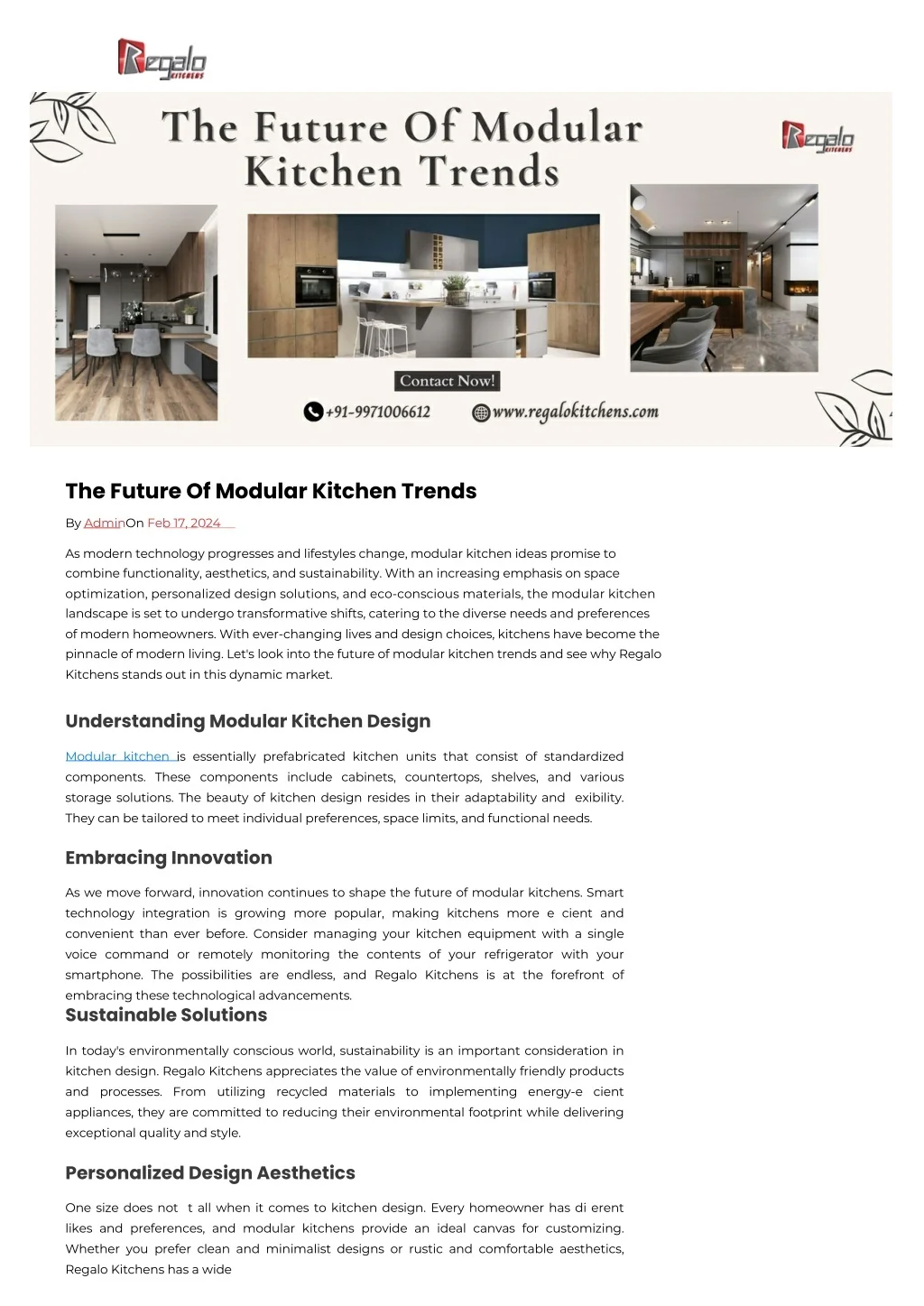 PPT - The Future Of Modular Kitchen Trends PowerPoint Presentation ...