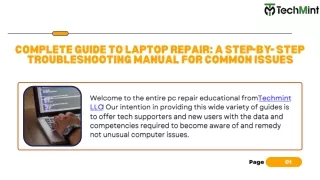 laptop computer repairs near me - Techmint LLC