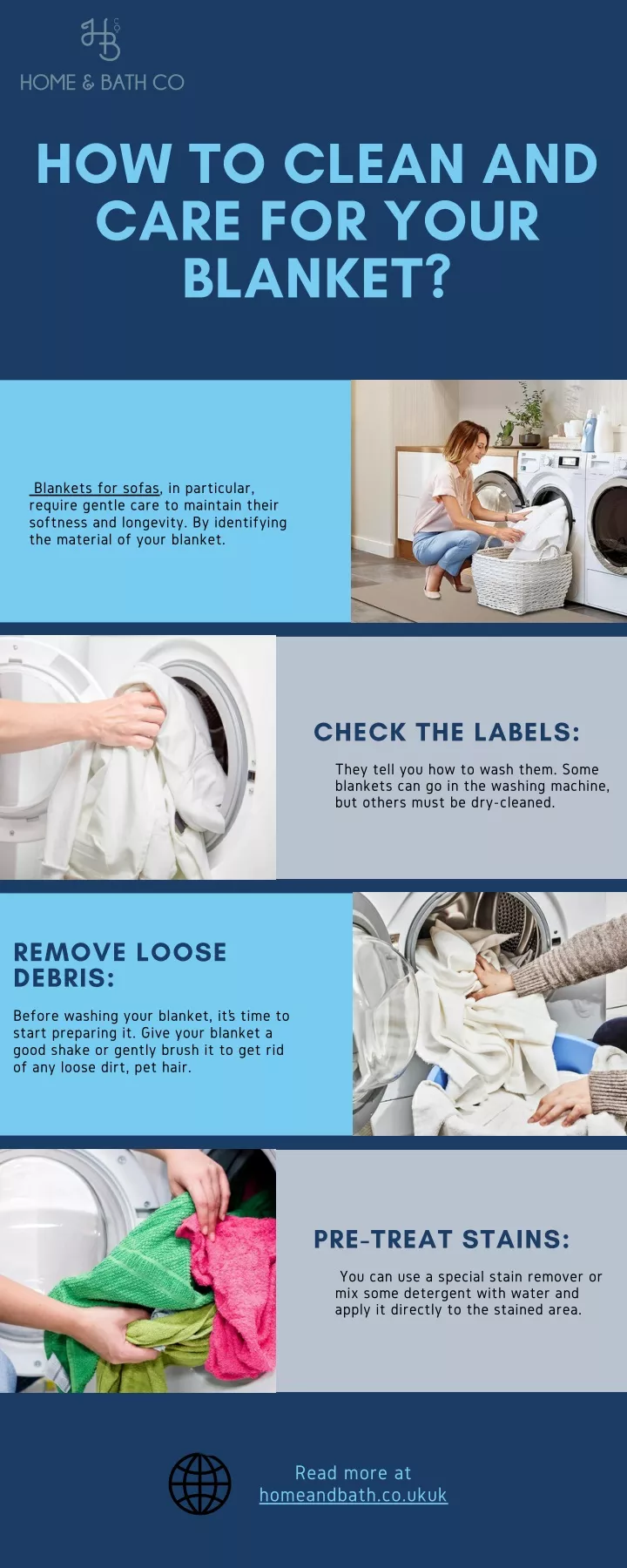 how to clean and care for your blanket