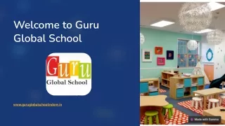 The Best kids Preschool in Indore - Guru Global School - PDF