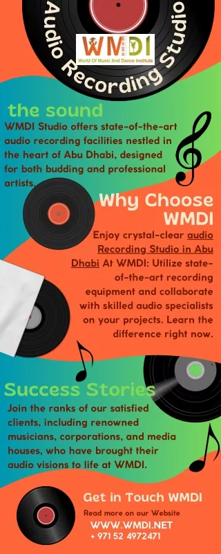 WMDI: Your Premier Audio Recording Studio in Abu Dhabi